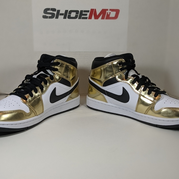 Air Jordan 1mid Gold Metallic sz 11.5 Brand New main image 10